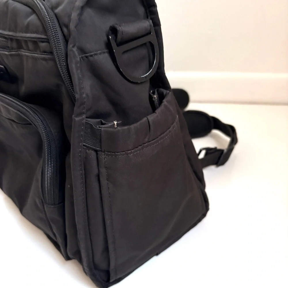 Jujube | BFF Blackout Black Diaper Bag Backpack with Changing Pad OS